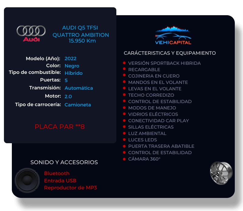Audi Q5 Tfsi Quattro Híbrido SportBack091223